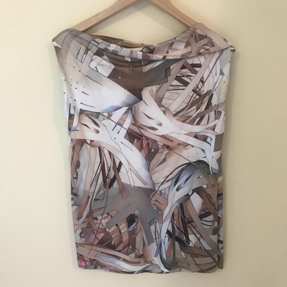 Escada Sleeveless Silk Blend Top
